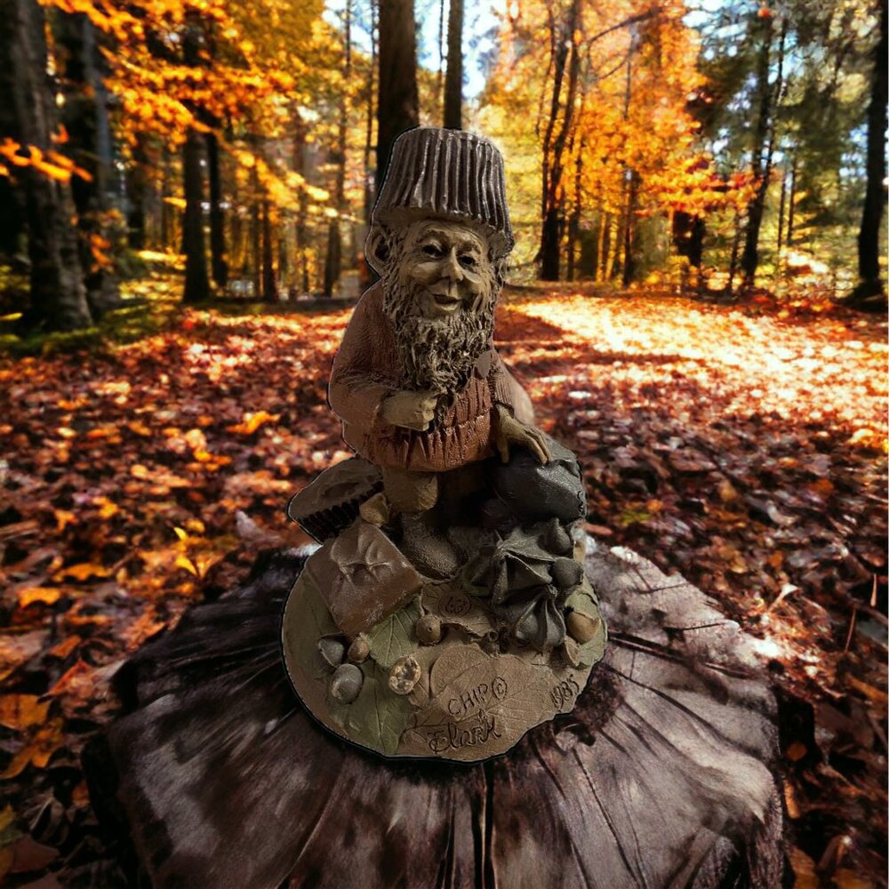 Vintage Tom Clark Whimsical Chip Of The Old Block No 63 1985 Gnome Figurine